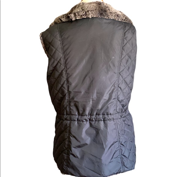 Giacca Faux Fur Vest Reversible - Picture 4 of 8